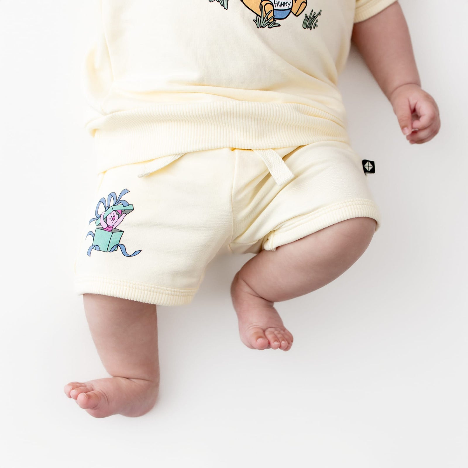 Short Sleeve Jogger Set in Winnie the Pooh on Chamomile - Image 4