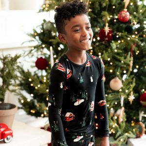 Long Sleeve Pajamas in Winter Wonderland