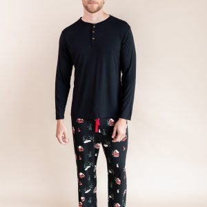 Men's Lounge Pants in Winter Wonderland