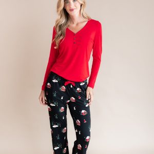 Women's Lounge Pants in Winter Wonderland