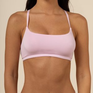Women's Scoop Neck Bralette in Peony