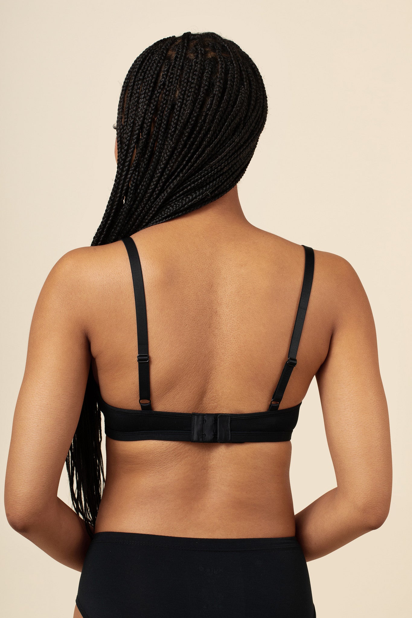 Women's V-Neck Bra in Midnight - Image 2