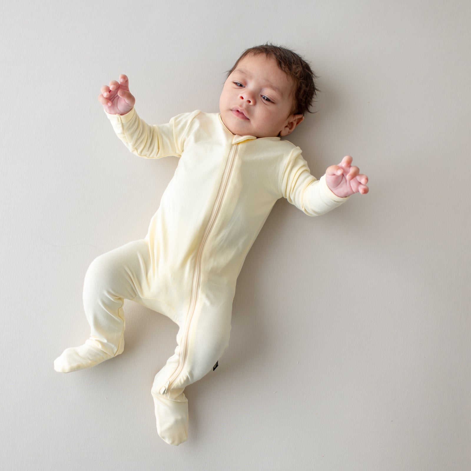Zippered Footie in Chamomile - Image 5