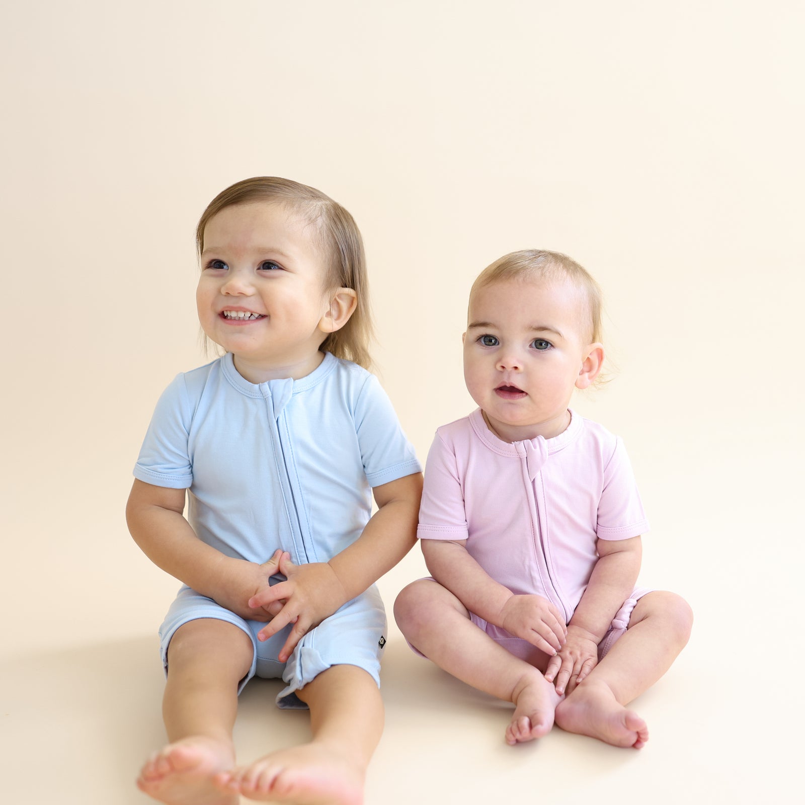 Zipper Shortall Romper in Breeze - Image 3