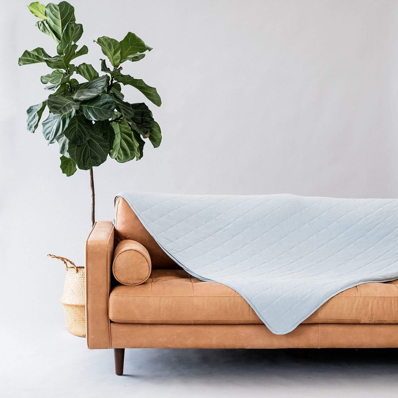 Adult Quilted Blanket in Fog 2.5 - Image 2