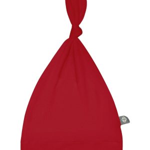 Knotted Cap in Cardinal
