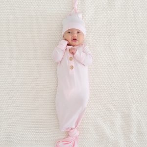 Knotted Day Gown with Hat Set in Sakura