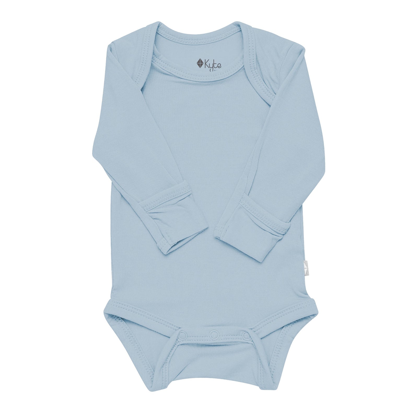 Long Sleeve Bodysuit in Fog - Image 4