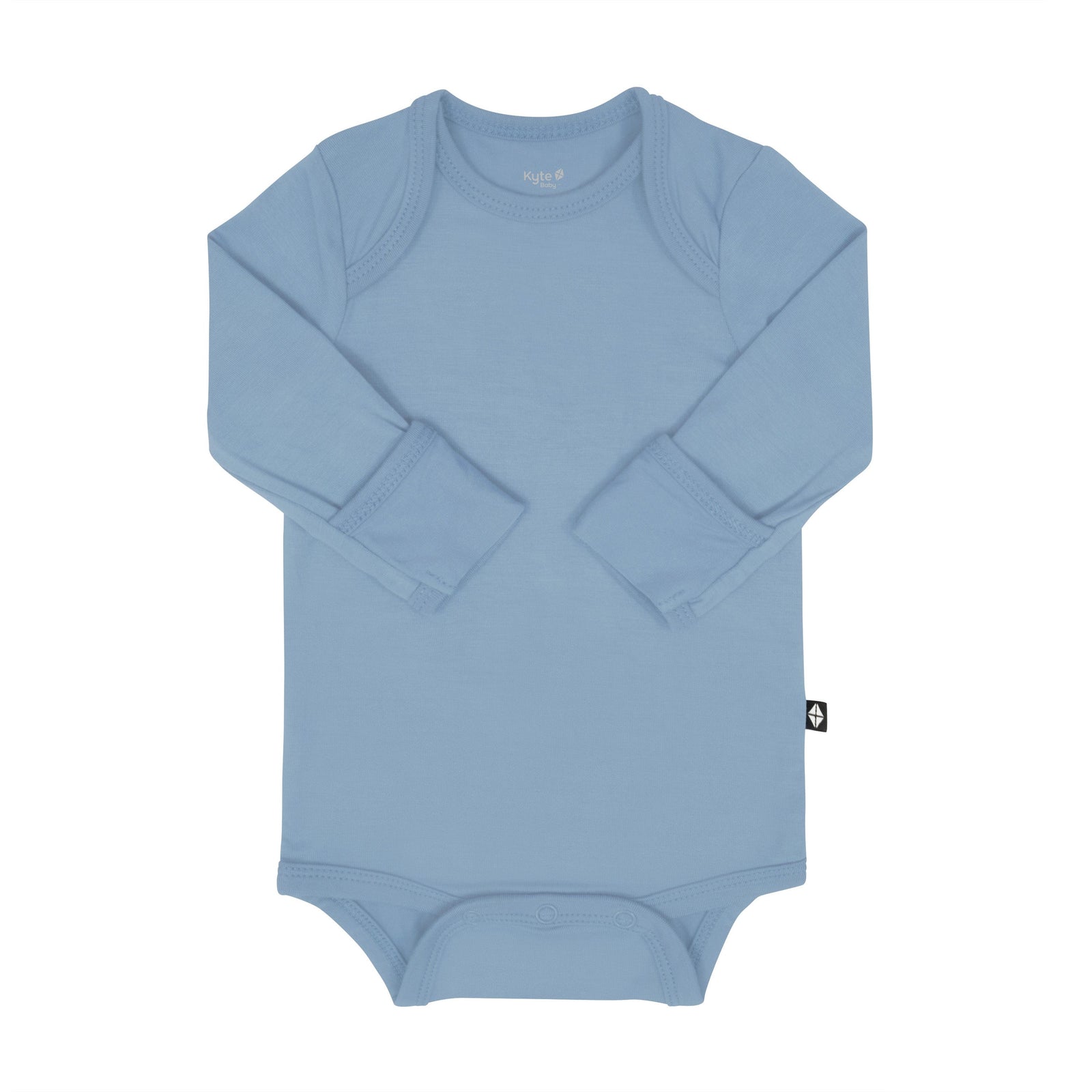 Long Sleeve Bodysuit in Slate - Image 6