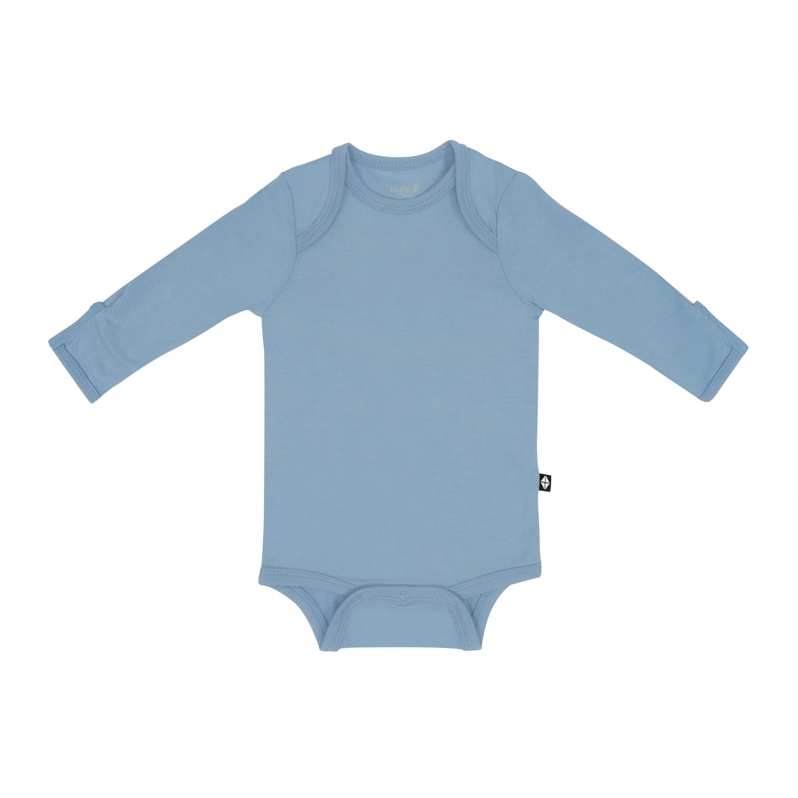 Long Sleeve Bodysuit in Slate - Image 2
