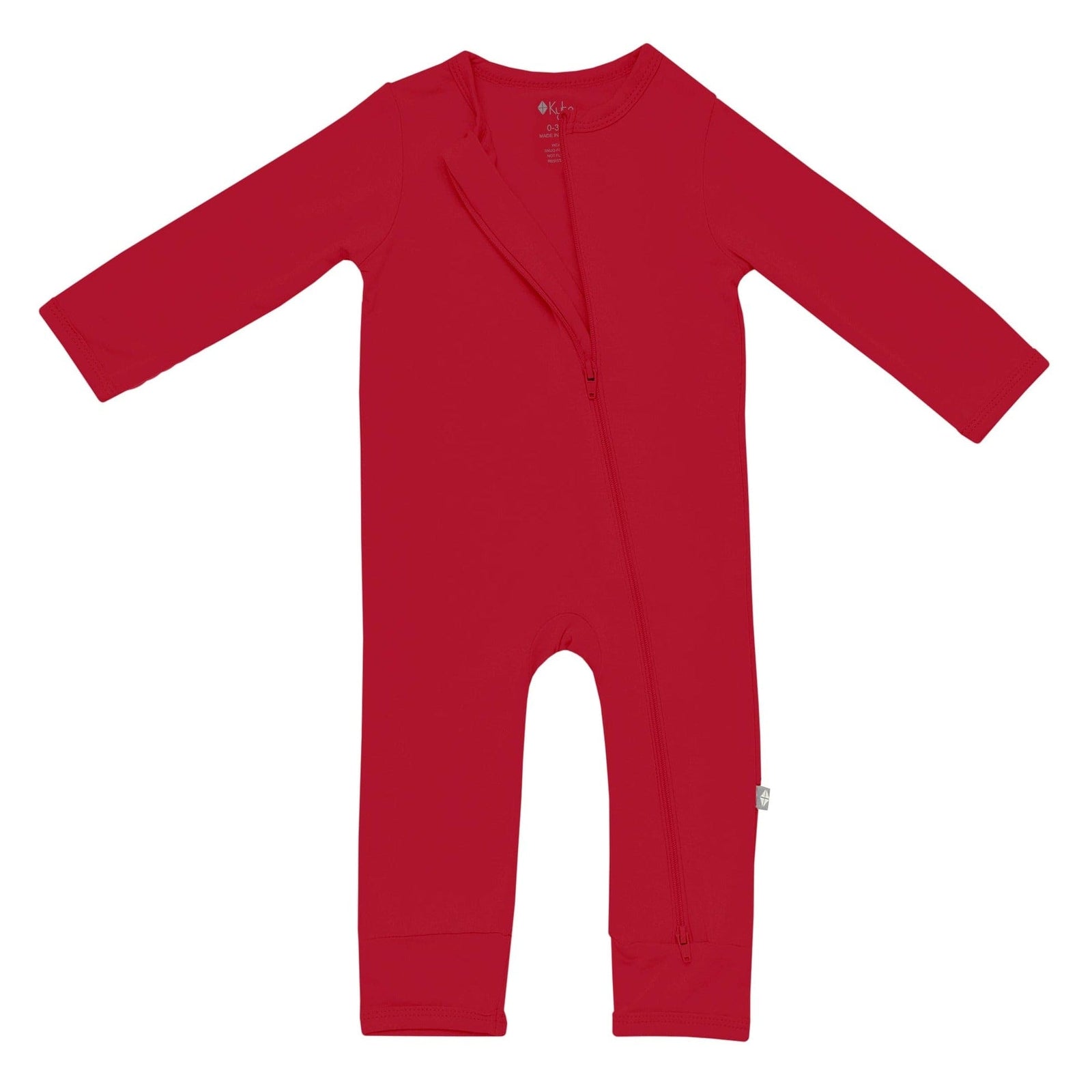 Zippered Romper in Cardinal - Image 5