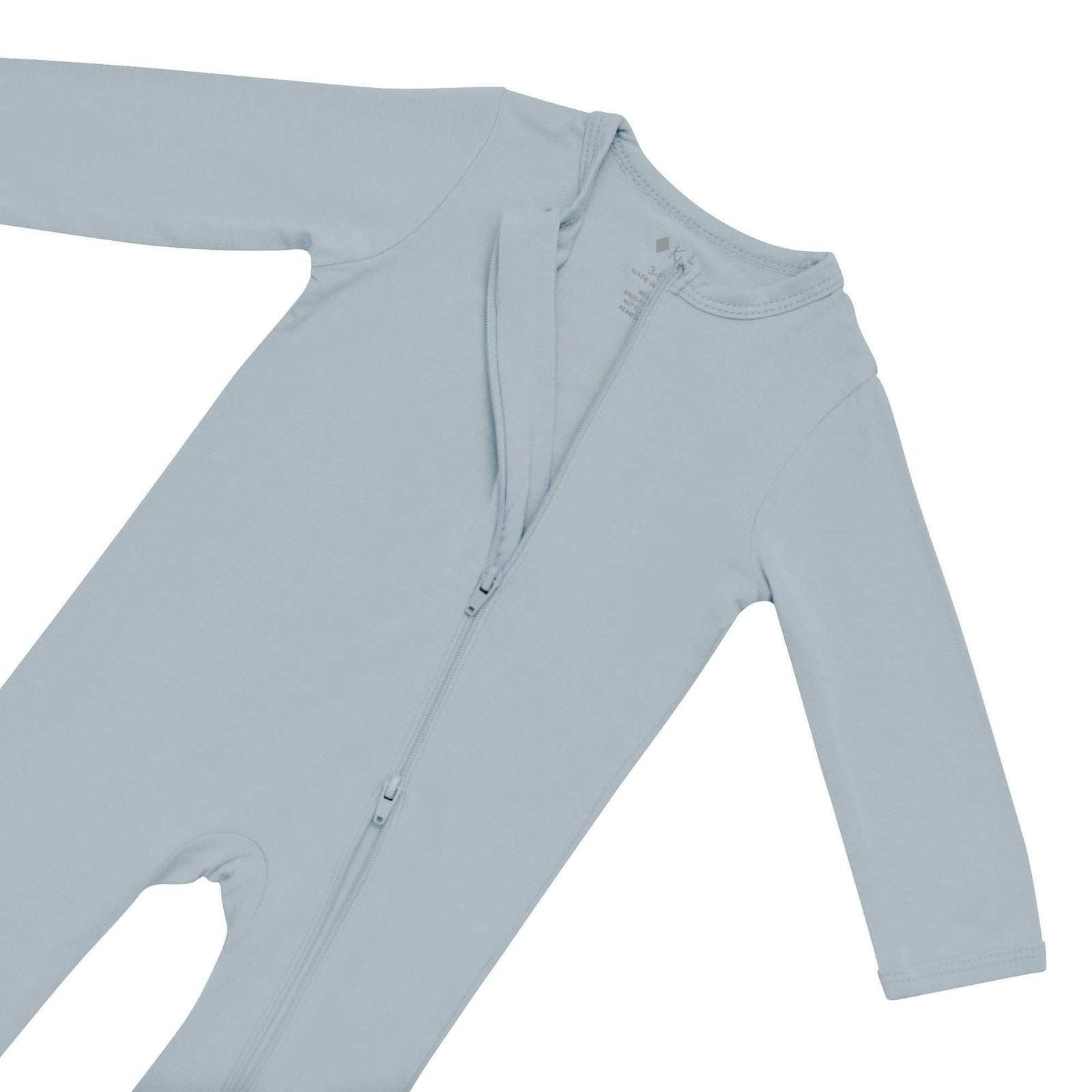 Zippered Romper in Fog - Image 4