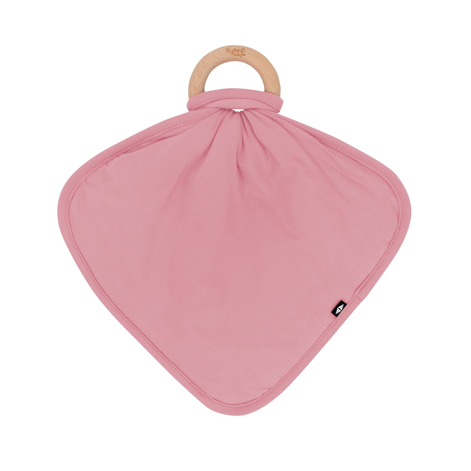 Lovey in Apple Blossom with Removable Wooden Teething Ring - Image 3
