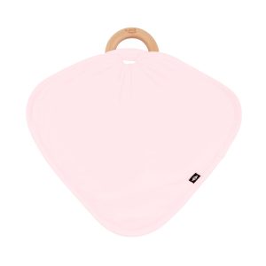 Lovey in Sakura with Removable Wooden Teething Ring