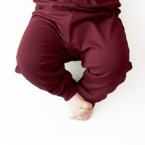 Pant in Burgundy
