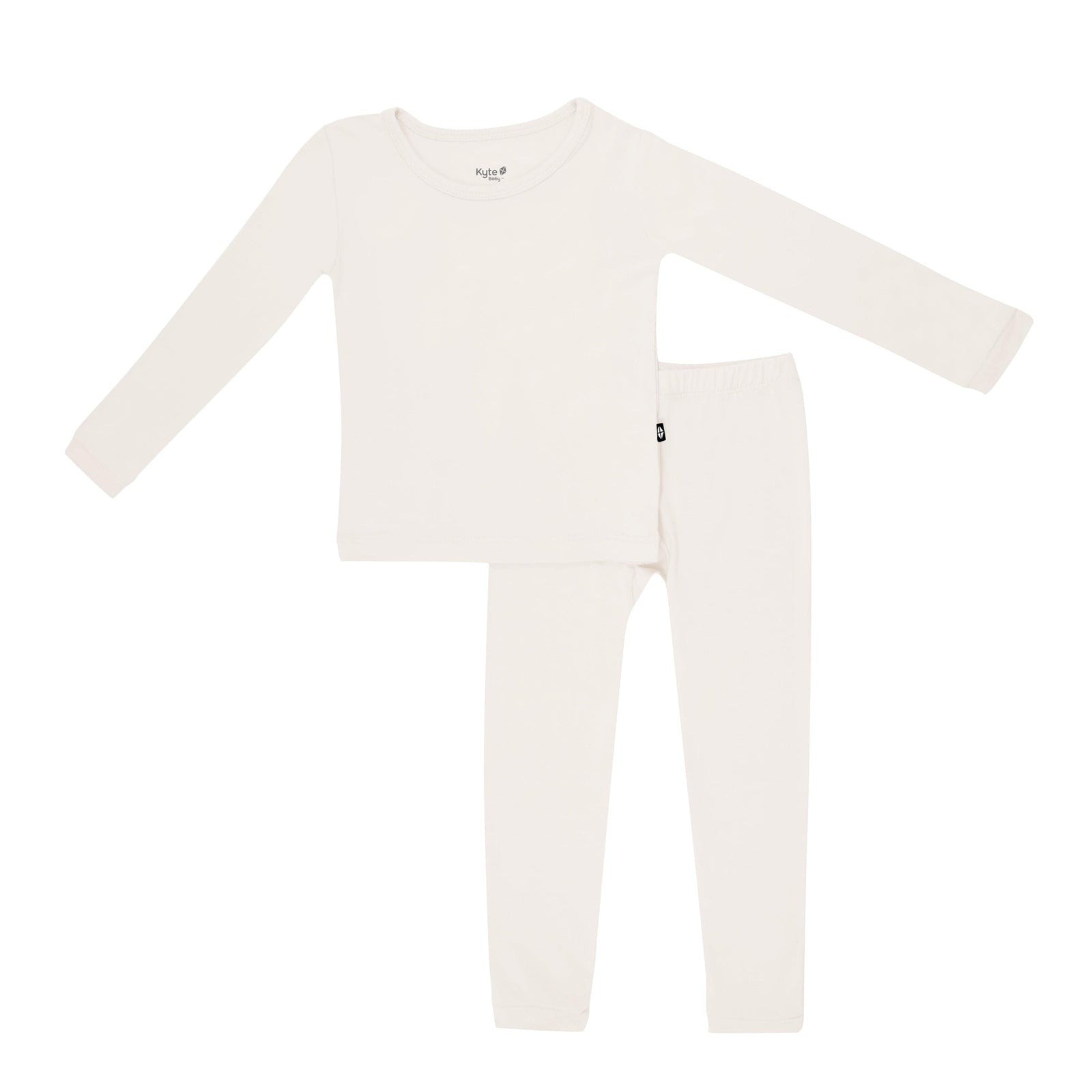 Long Sleeve Pajamas in Oat - Image 2