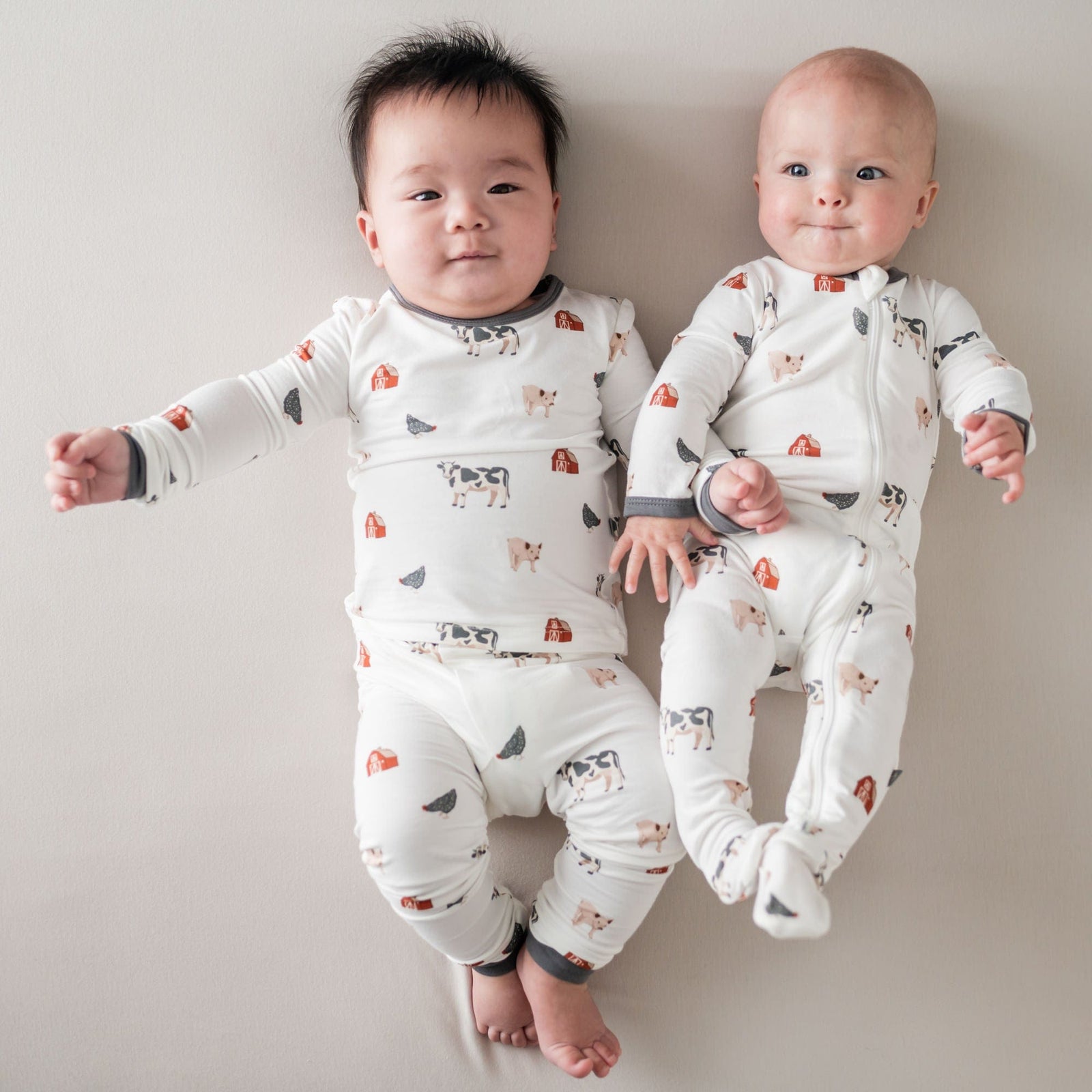 Long Sleeve Pajama Set in Farm - Image 4