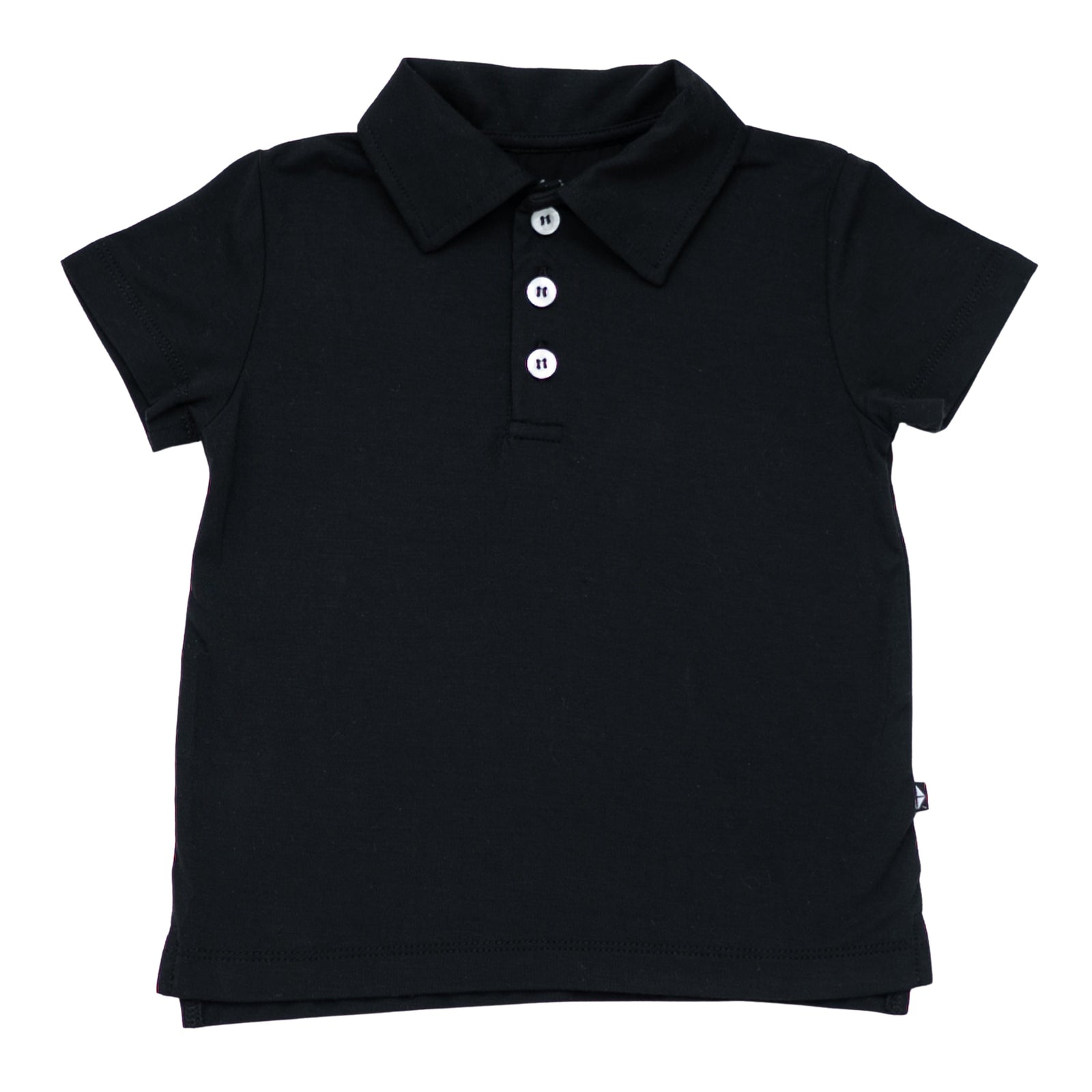Toddler Short Sleeve Polo in Midnight - Image 2