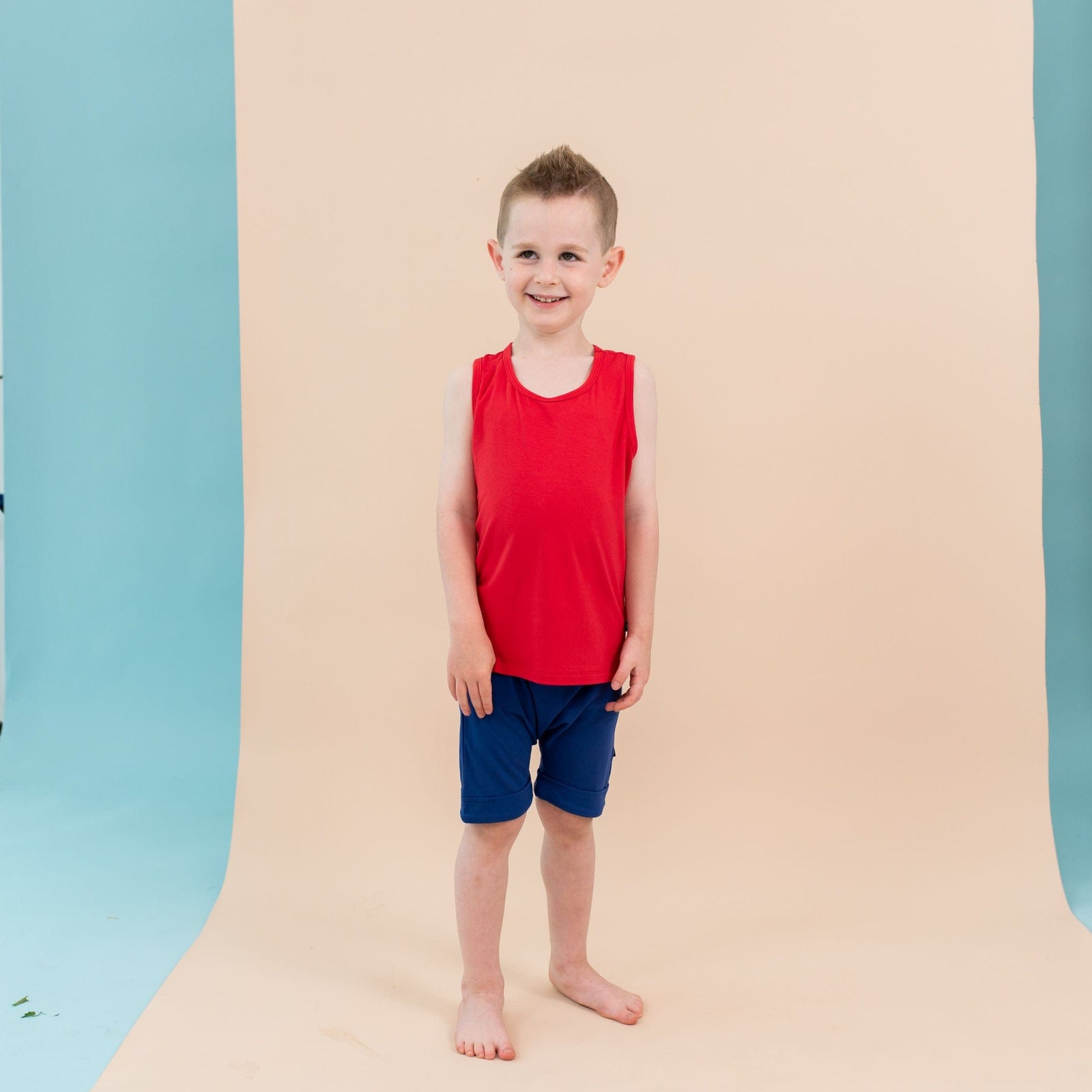 Toddler Tank Top in Cardinal - Image 3
