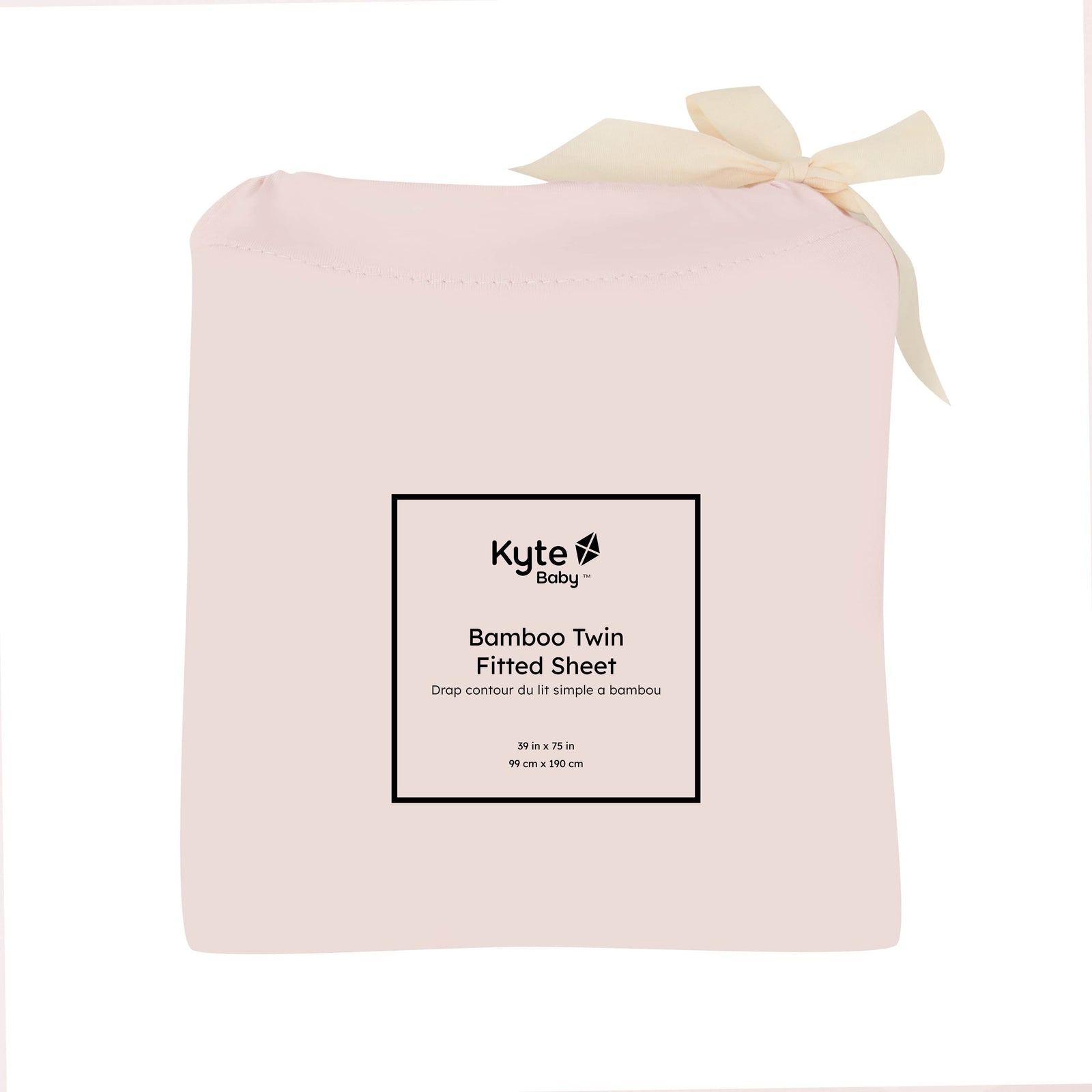 Twin Sheet in Blush - Image 3