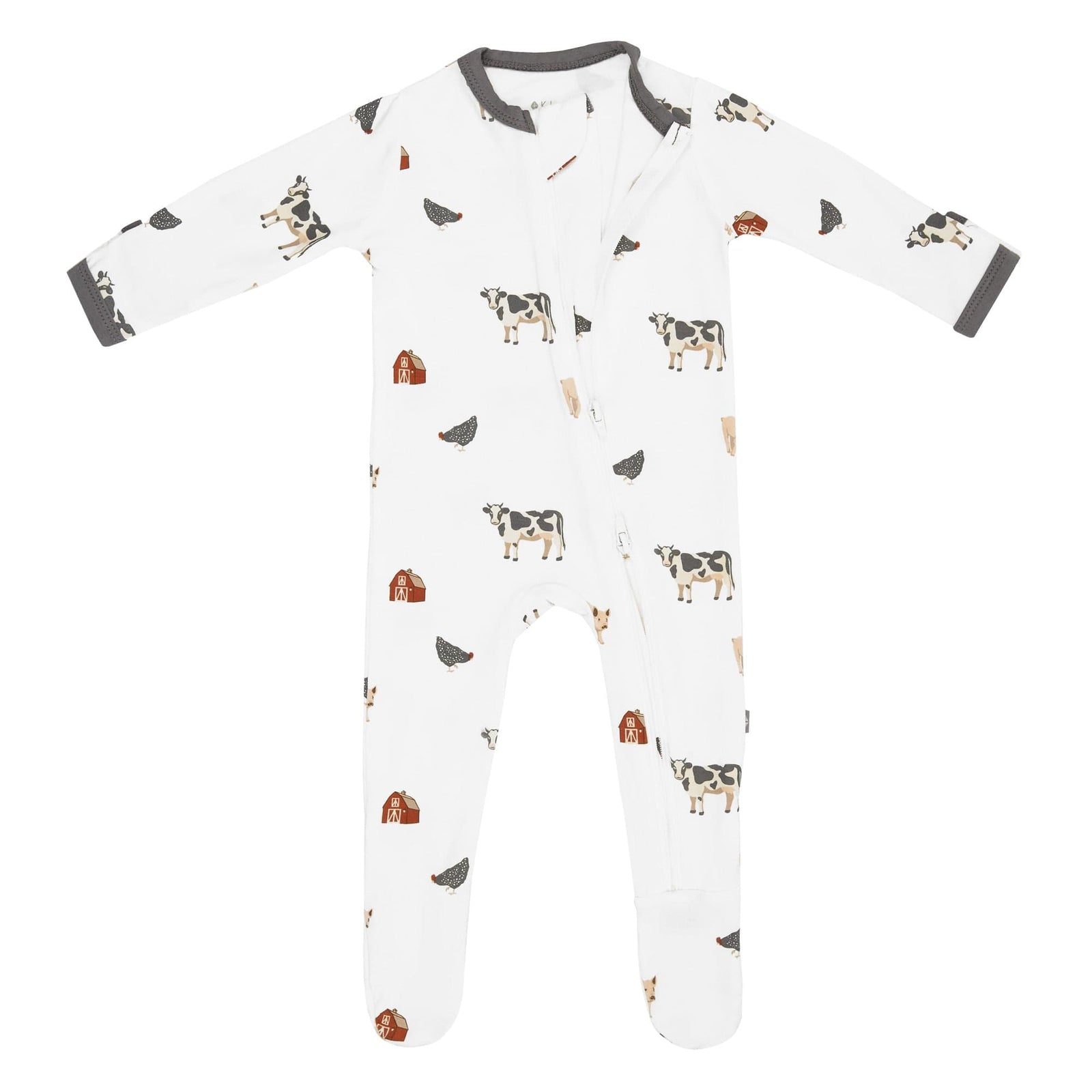 Zippered Footie in Farm - Image 6