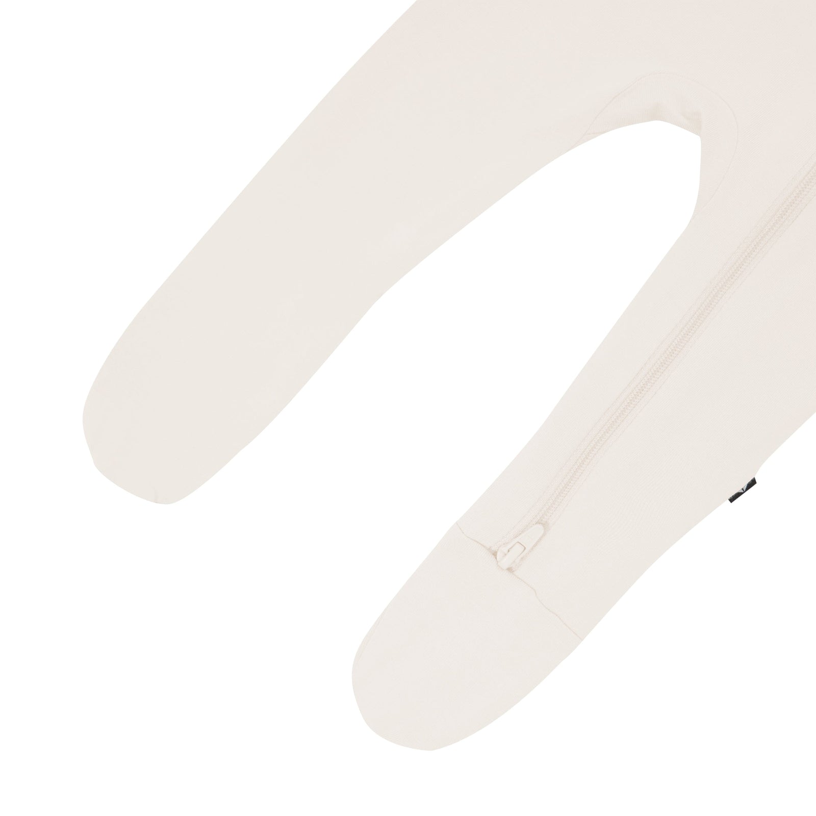 Zippered Footie in Oat - Image 7
