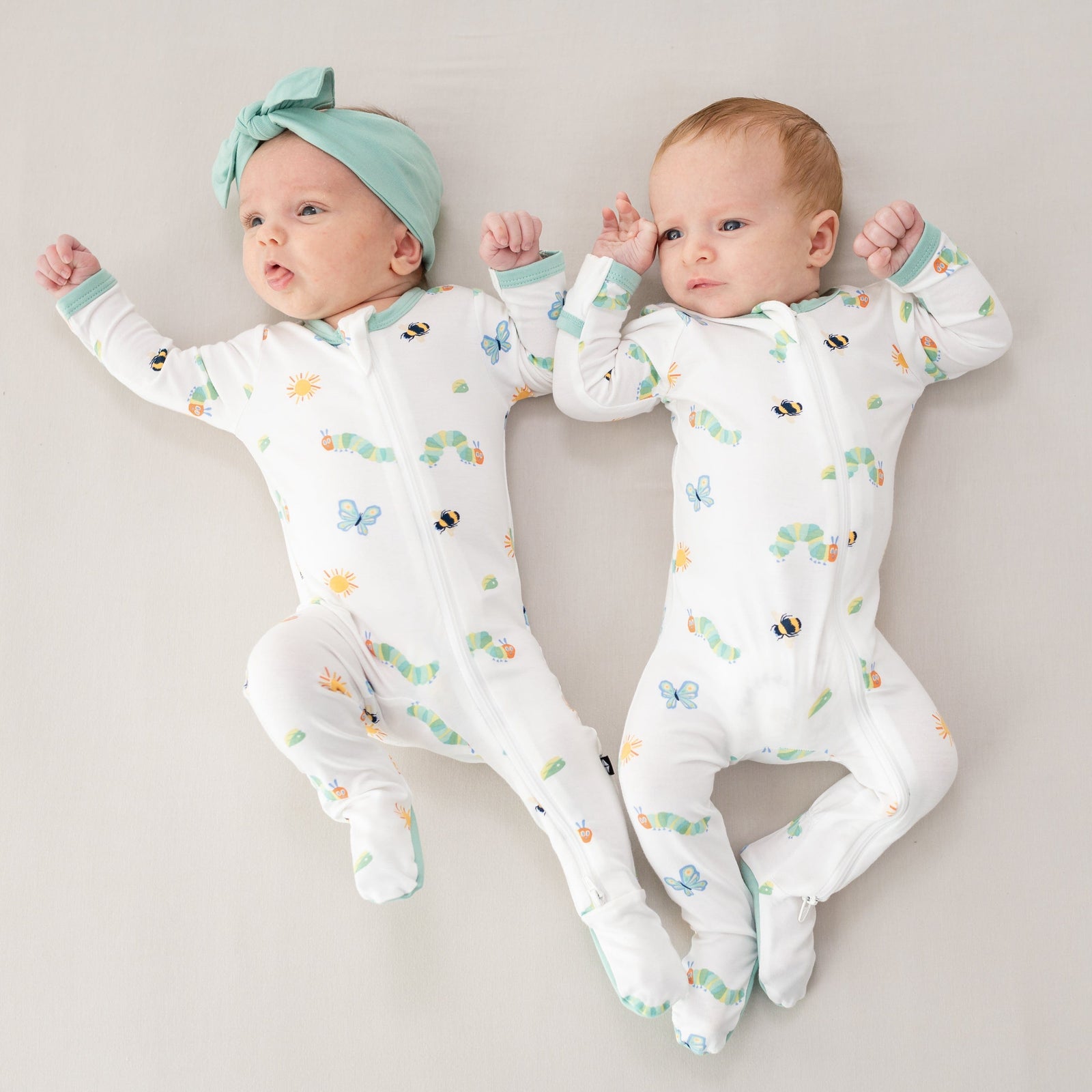 Zippered Footie in The Very Hungry Caterpillar™ and Friends - Image 3