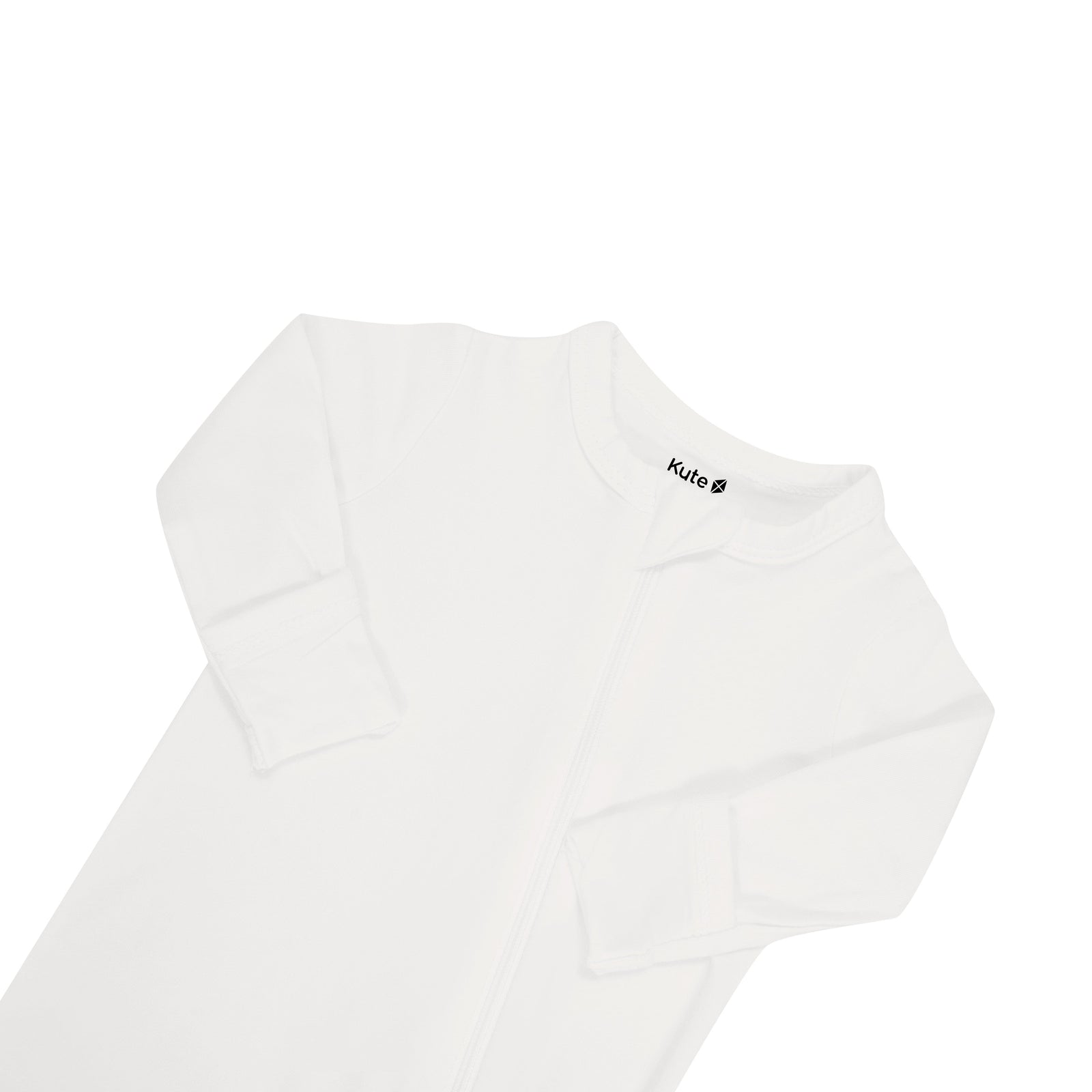 Zippered Romper in Cloud - Image 4