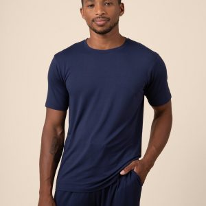 Men's Crew Neck Tee in Navy